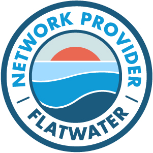 Flatwater provider network badge
